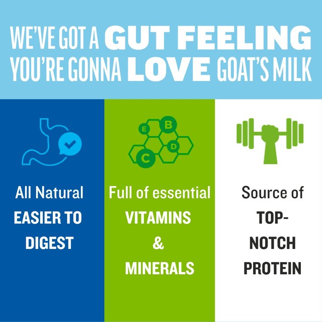 St Helens Farm semi skimmed goat's milk 1L (British brand)