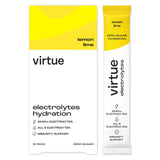 Virtue Electrolytes Hydration Lemon Lime Electrolyte Powder 12 x 5g