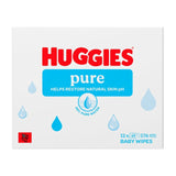 Huggies Pure Plastic Free baby wipes 12 pack, UK version