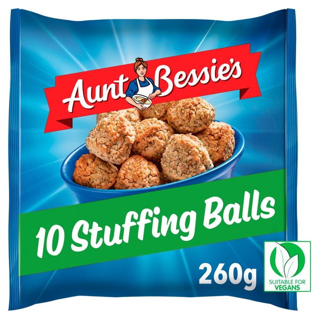 Aunt Bessie's sage and onion stuffing balls 260g - British product