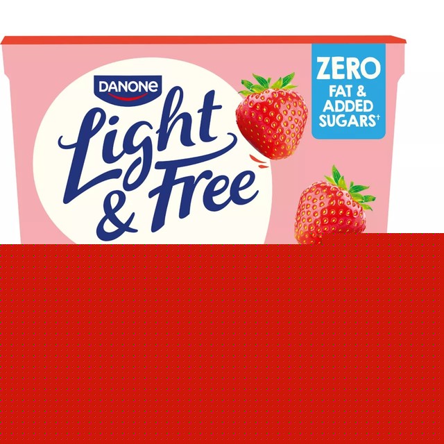 Light & Free strawberry yoghurt 460g, UK version