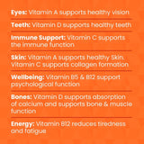Haliborange adult multivitamin orange gummies 30 gummies, UK version