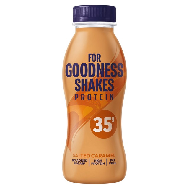 For Goodness Shakes protein shake salted caramel 330ml - British product
