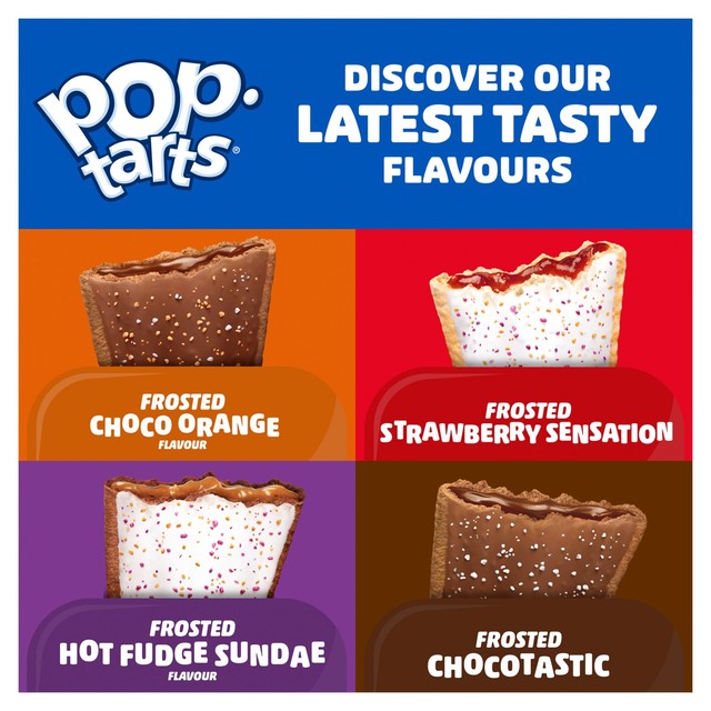 Kellogg's Pop Tarts Frosted Chocotastic toaster pastry 8 x 48g, UK version