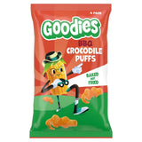 Goodies Kids Snack Crocodile BBQ Puffs Baked Corn Snack 4 x 12g