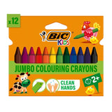 BIC Kids Plastidecor Crayons Wallet of 12