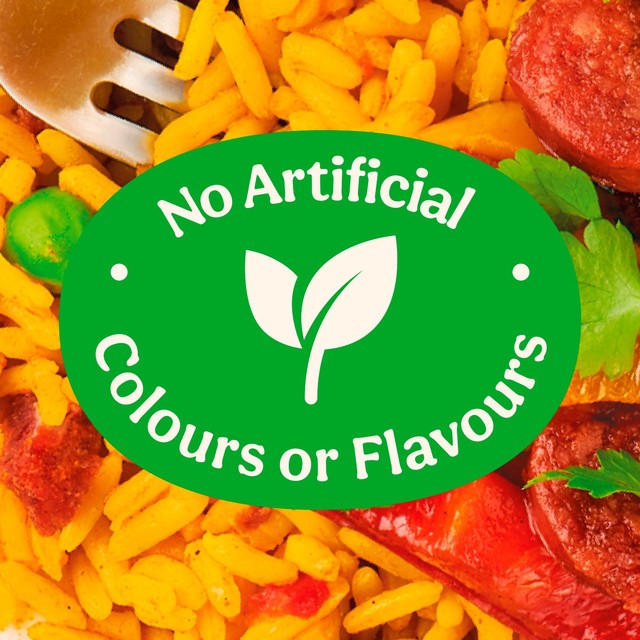 Ben's Original Paella ready meal with chorizo and vegetables 250g - British product