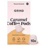 Grind caramel coffee pods 10 pack - British product