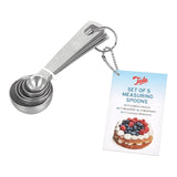Tala 5-Piece Measuring Spoons Set with ml, tsp, tbsp