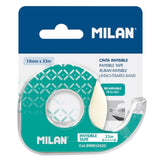 MILAN Blister Dispenser Invisible Matte Adhesive Tape 19 mm x 33 m