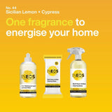 INEOS Antibac Multi-Room Wipes Sicilian Lemon and Cypress 60 per pack, UK version