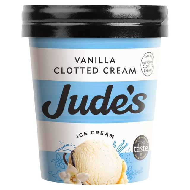 Jude's vanilla clotted cream ice cream 460ml, UK version