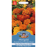 Mr Fothergill's Seeds Marigold (French) Dwarf Double Mixed Flower Seeds