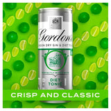 Gordon's premixed gin and diet tonic 250ml can, UK version