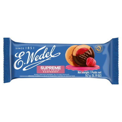 E. Wedel Supreme Bringebær Jaffa Cakes 147g