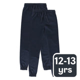 M&S kids cotton-rich joggers navy 12-13 years, imported from the UK