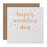 M&S Hearts Happy Wedding Day Card 15cm x 15cm