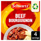 Schwartz beef bourguignon recipe mix 38g (British brand)