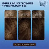 Clairol Nice'n Easy 5 Medium Brown hair dye 60ml - British product