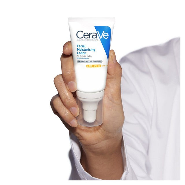 CeraVe AM moisturiser SPF30 52ml for normal to dry skin - British product