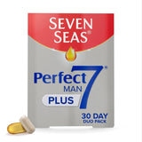 Seven Seas Perfect7 Man Plus Multivitamin and Omega-3 Supplement 30 Day Duo Pack