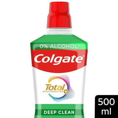 Colgate Total Advanced Deep Clean Alcohol Free Mouthwash 500ml