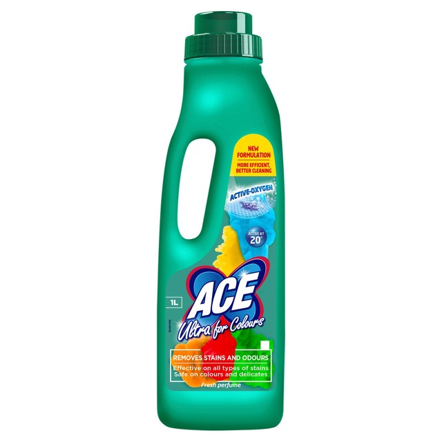 Ace Ultra For Colours laundry stain remover 1L - British product