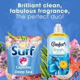 Surf Deep Sea 3 in 1 Laundry Washing Detergent Capsules, 51 Washes