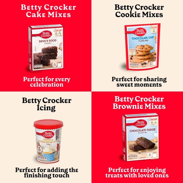 Betty Crocker vanilla cake mix 425g - British product