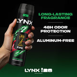 Lynx Africa men's body spray sandalwood mandarin 250ml, UK version