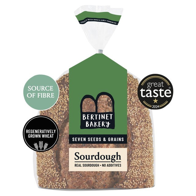 Bertinet Seven Seeds & Grains Sourdough Bread 500g - British product
