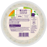 Ocado cheese and chive dip 200g, imported from the UK