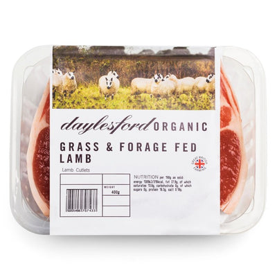 Daylesford Organic Lamb Cutlets Main Dish 400g