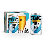 BrewDog Punk Alcohol Free IPA 0.5% Beer 4 x 330ml