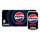 Pepsi Max Sugar Free Cola 8 x 330ml