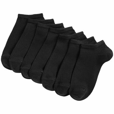 M&S Trainer Liner Black Trainer Socks 4-7