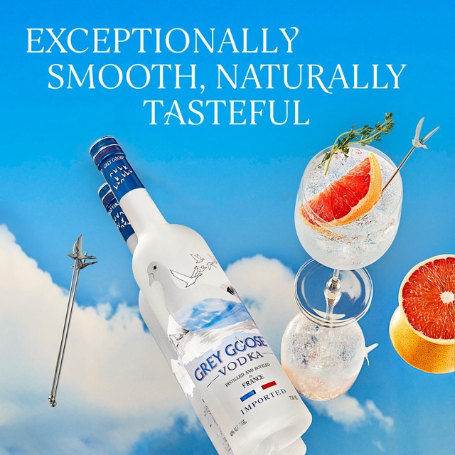 Grey Goose vodka 70cl, UK version