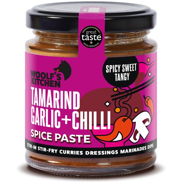 Woolf's Kitchen tamarind, garlic and chilli spice paste 190g (British brand)