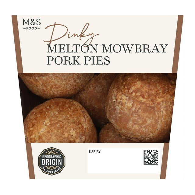 M&S Melton Mowbray pork pies 10 pieces, imported from the UK