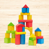 Hoot wooden building blocks 50 piece pack, UK version