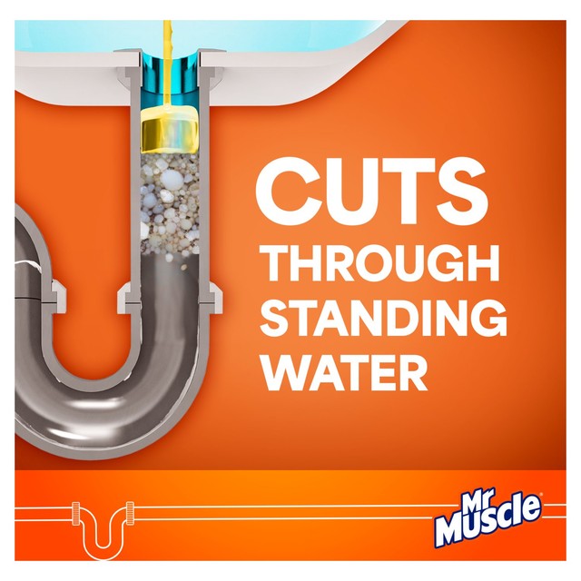 Mr Muscle kitchen drain gel 500ml, imported from the UK