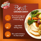 Bisto Best chicken gravy granules 390g jar - British product