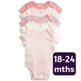 M&S Plain Sleepsuit Pink Baby Sleepsuit 18-24 Months