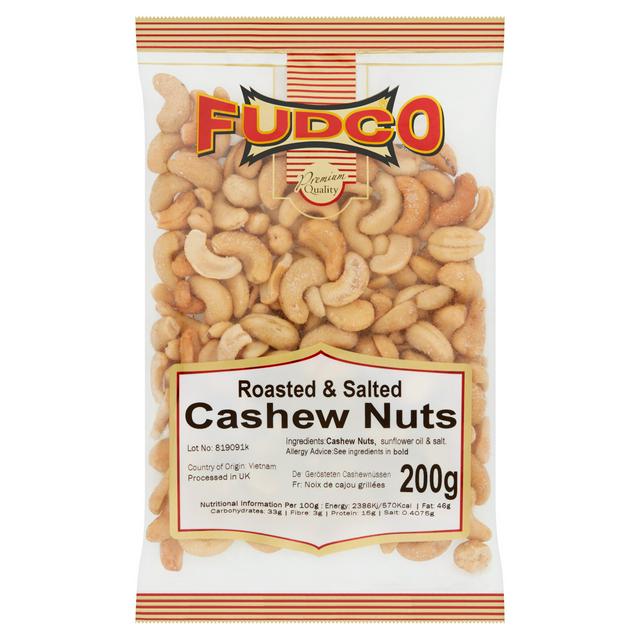 Roasted Salted Mixed Nuts with Cashews, Almonds, Pistachios, and Pecans 200g