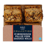 M&S Pulled Pork Sausage Rolls Pack of 4