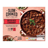 M&S beef stroganoff ready meal 618g, imported from the UK