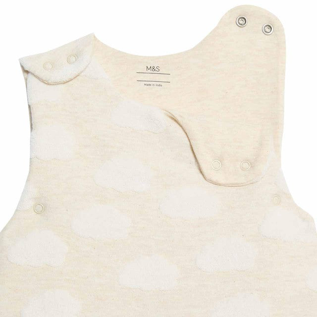 M&S sleeping bag cloud print 6-18 months, imported from the UK
