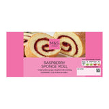 M&S raspberry sponge roll 219g, imported from the UK
