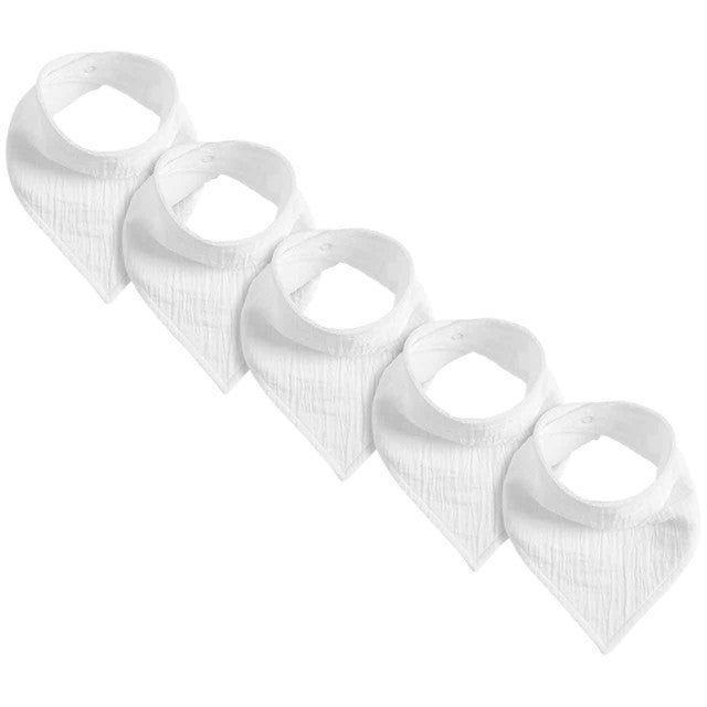M&S White Dribble Bibs, imported from the UK