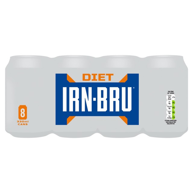 Irn-Bru sugar free cola 8 x 330ml, UK version